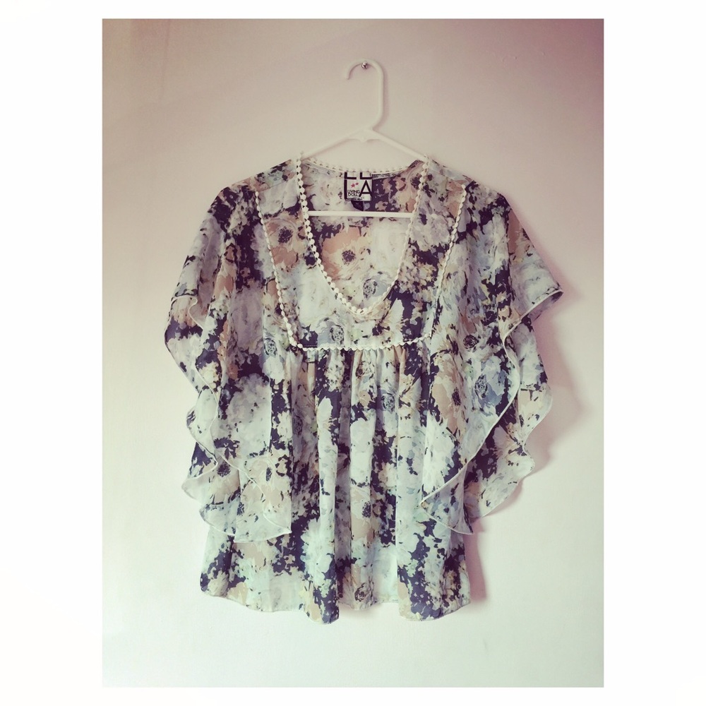 floral blouse for spring and summer